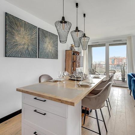 Chlebova - Riverside View Terrace, Free Parking, Gym & Kidsplay By Downtown Apartments Gdańsk Exterior foto