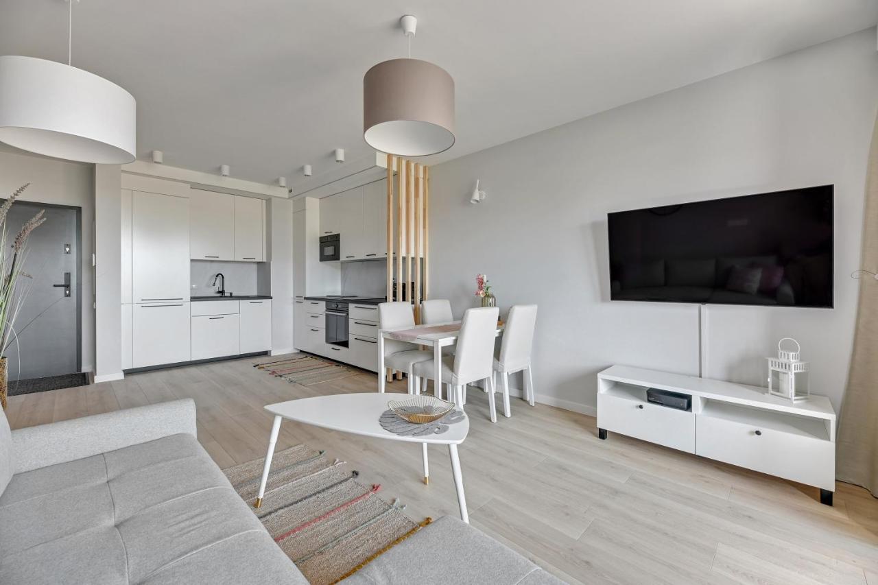 Chlebova - Riverside View Terrace, Free Parking, Gym & Kidsplay By Downtown Apartments Gdańsk Exterior foto