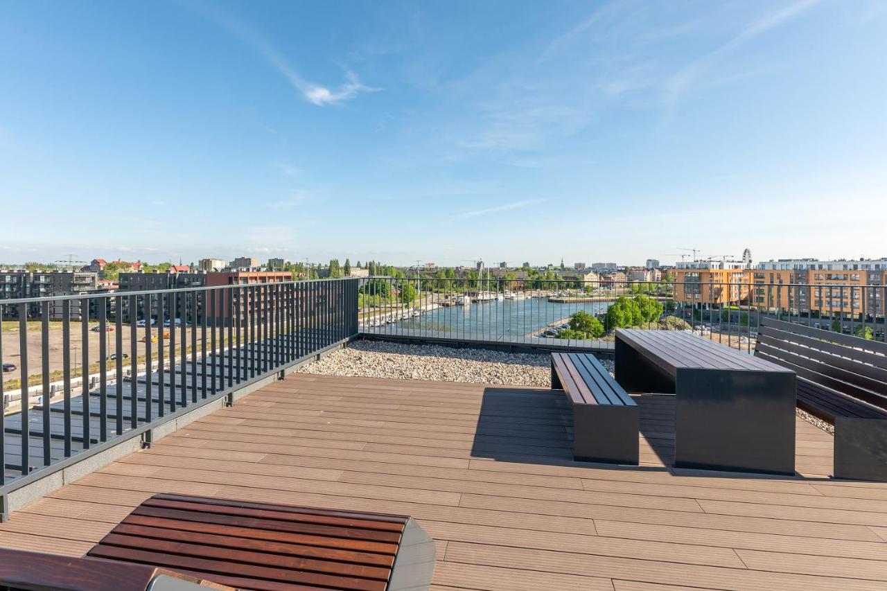 Chlebova - Riverside View Terrace, Free Parking, Gym & Kidsplay By Downtown Apartments Gdańsk Exterior foto