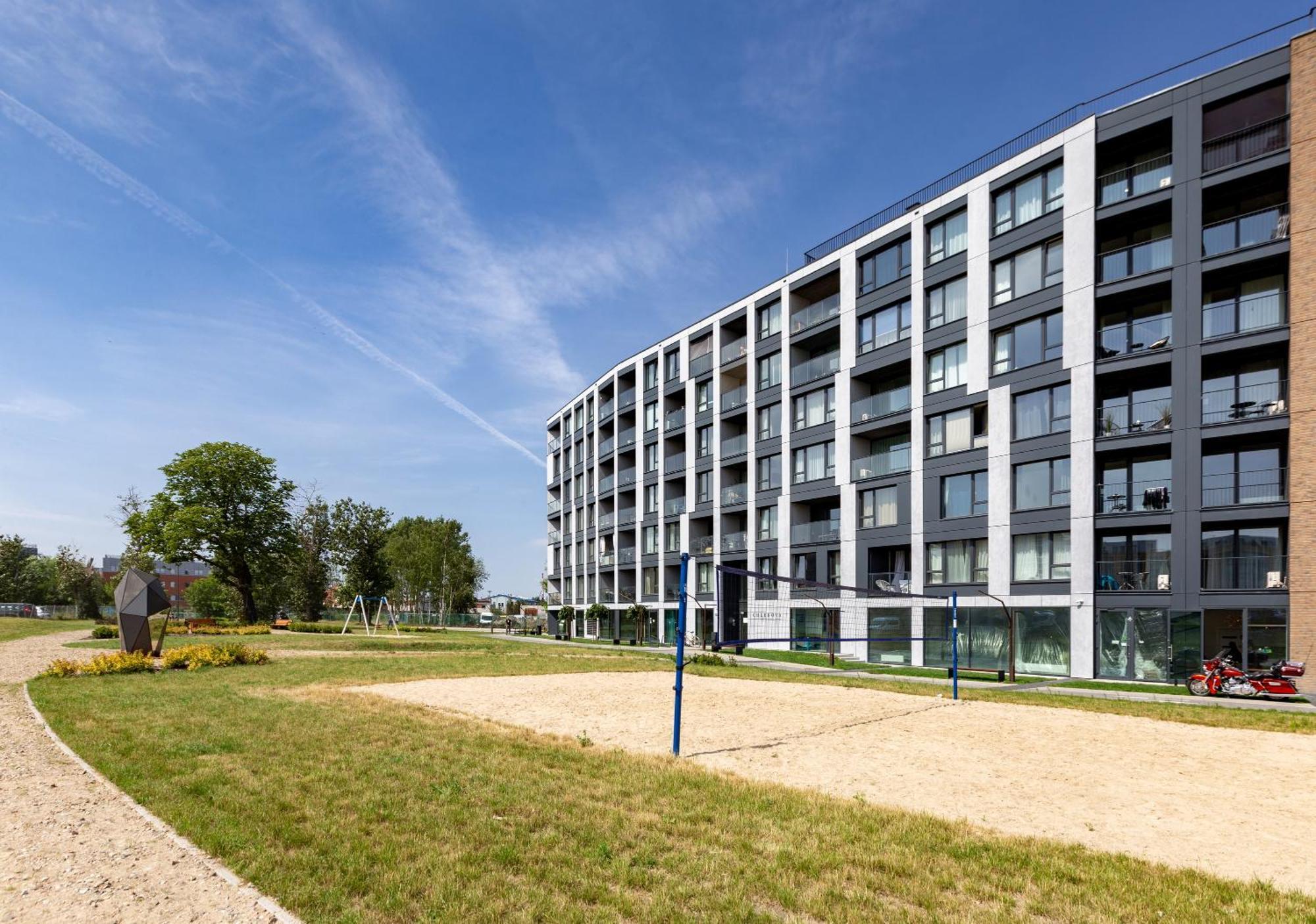 Chlebova - Riverside View Terrace, Free Parking, Gym & Kidsplay By Downtown Apartments Gdańsk Exterior foto
