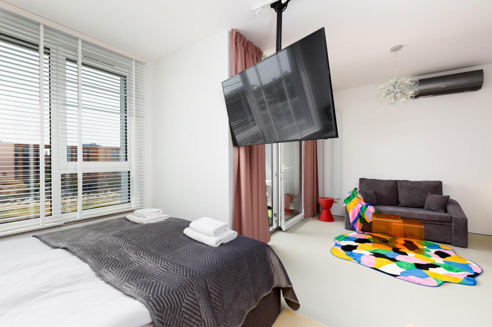 Chlebova - Riverside View Terrace, Free Parking, Gym & Kidsplay By Downtown Apartments Gdańsk Quarto foto