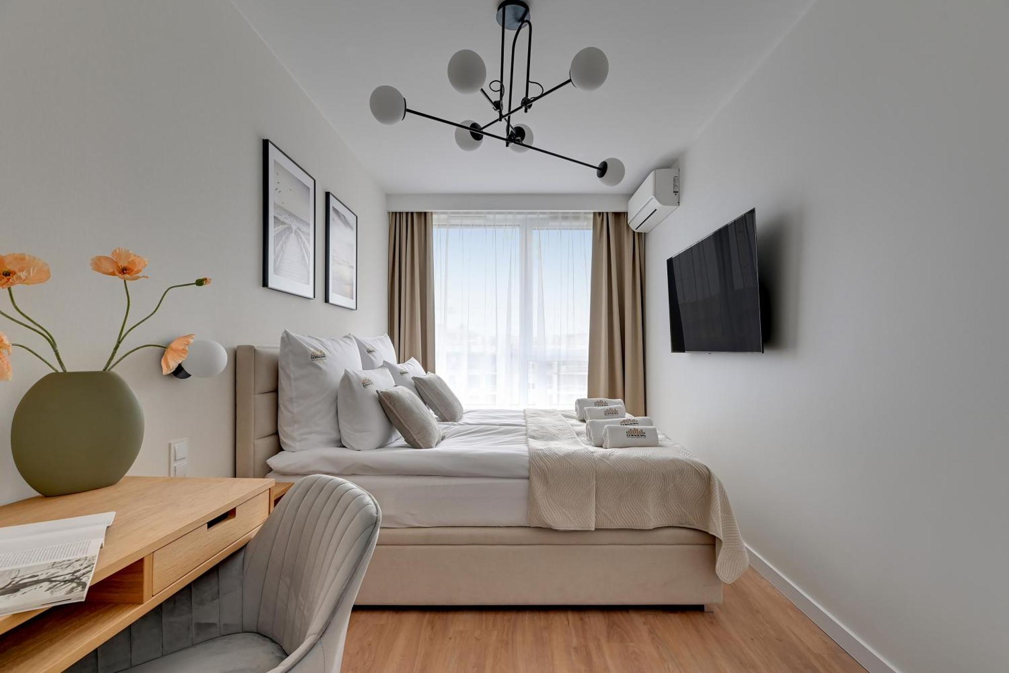 Chlebova - Riverside View Terrace, Free Parking, Gym & Kidsplay By Downtown Apartments Gdańsk Exterior foto